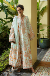 Amalthea | 3Pc Unstitched Suit Jacquard Lawn 25 Seraph By Mushq